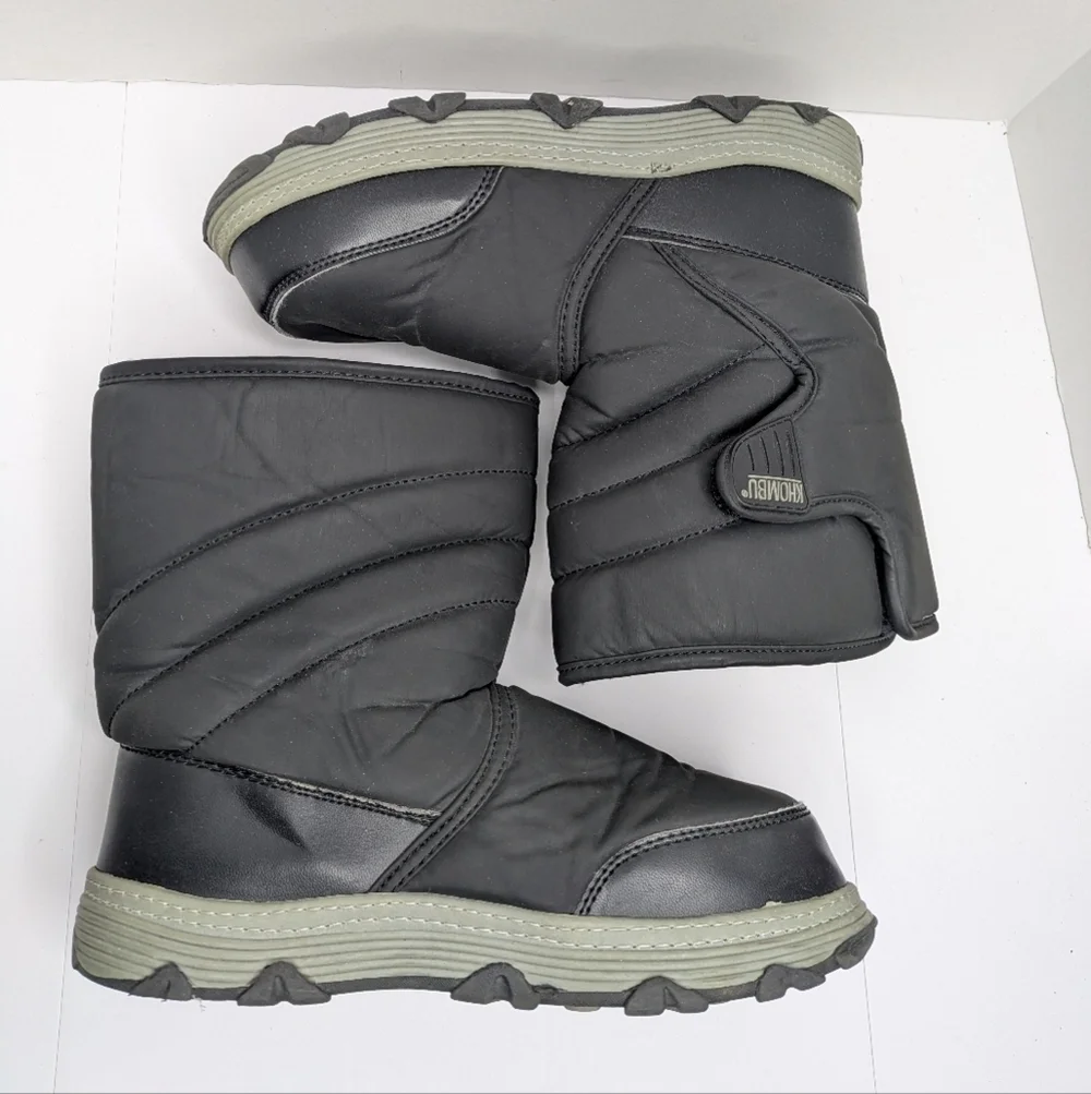 Khombu Black Winter Boots 5Y